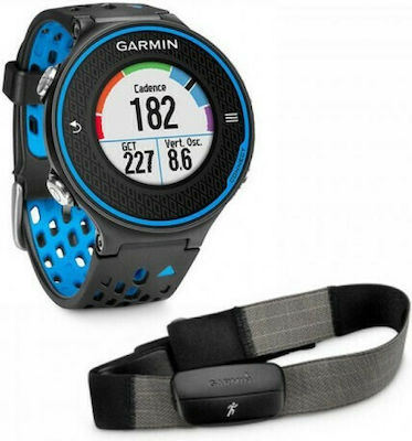 Garmin Forerunner 620 HRM Stainless Steel Smartwatch (Μπλε)