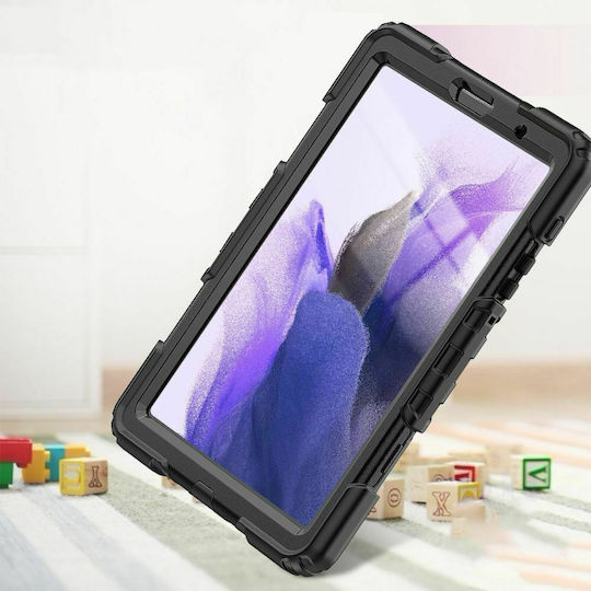 Tech-Protect Flip Cover Durabilă Neagră (Galaxy Tab A8)