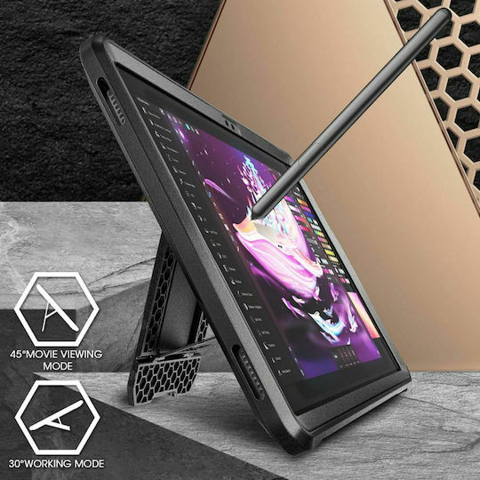 Supcase Unicorn Beetle Pro Flip Cover Ανθεκτική Μαύρη (Galaxy Tab A8)