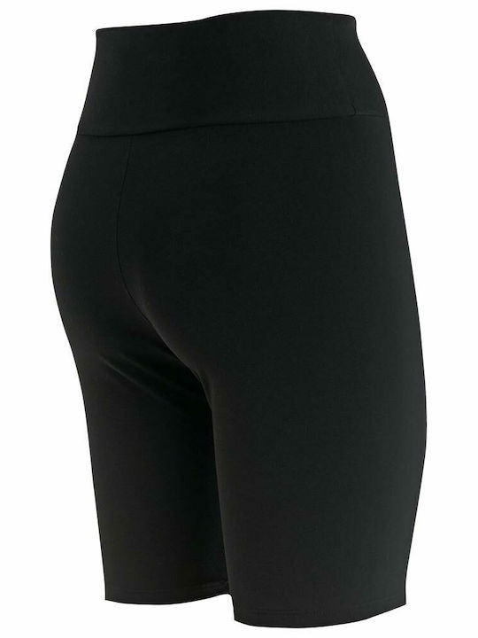 Schulung Frauen Fahrrad Leggings Hochgeschnitten Schwarz