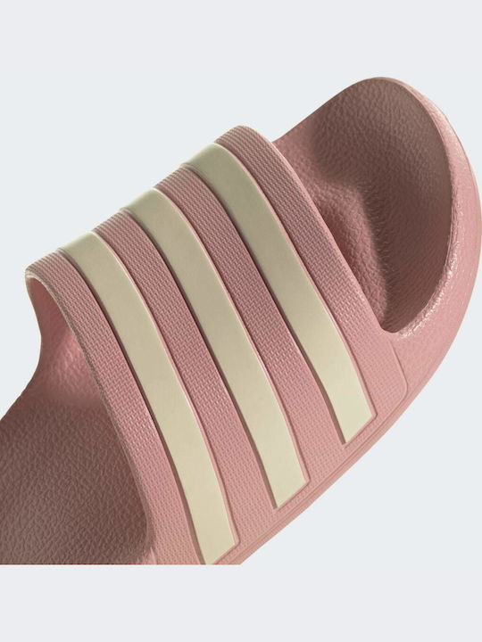 Adilette Aqua Slides In Pink Colour