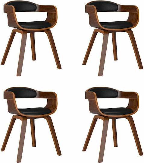 Председки Трапезария Black 4бр 49x51x70бр