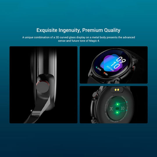 Kospet Magic 4 46mm Αδιάβροχο Smartwatch με Παλμογράφο (Ροζ)