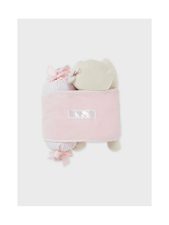 Mayoral Βρεφικό Σφηνάκι Ύπνου Anti-Roll Bear Cushion Baby Pink