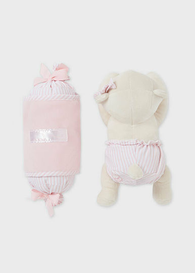 Mayoral Anti-Roll Bear Cushion Baby Anti-Roll Pillow Baby Pink