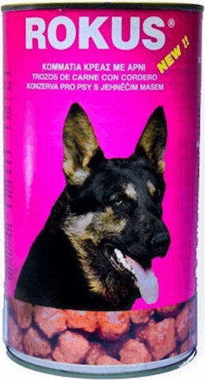 Rokus Wet Food Dogs in Cans with Lamb 410gr