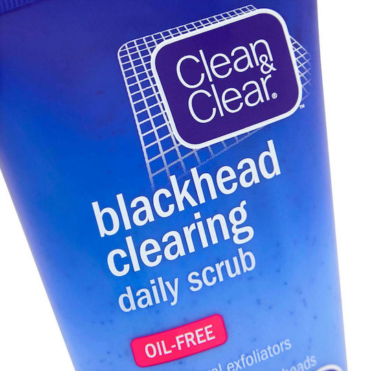 Clean & Clear Blackhead Clearing Κρέμα για Scrub Προσώπου 150ml