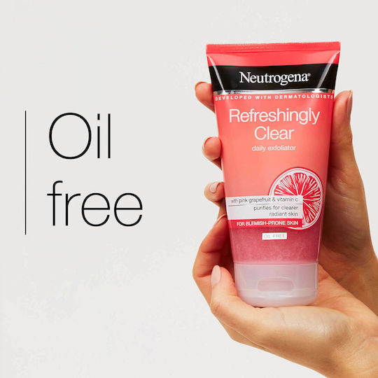 Neutrogena Refreshingly Clear Κρέμα για Scrub Προσώπου 150ml