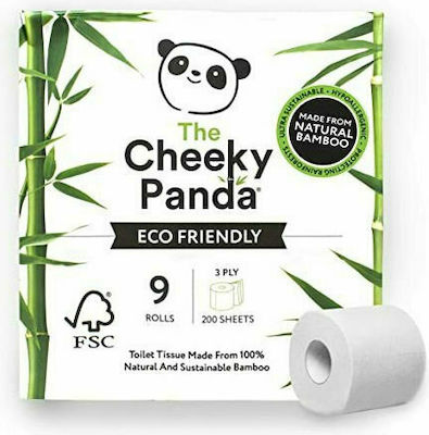 The Cheeky Panda Toilet Paper 4 Rolls 3-Ply