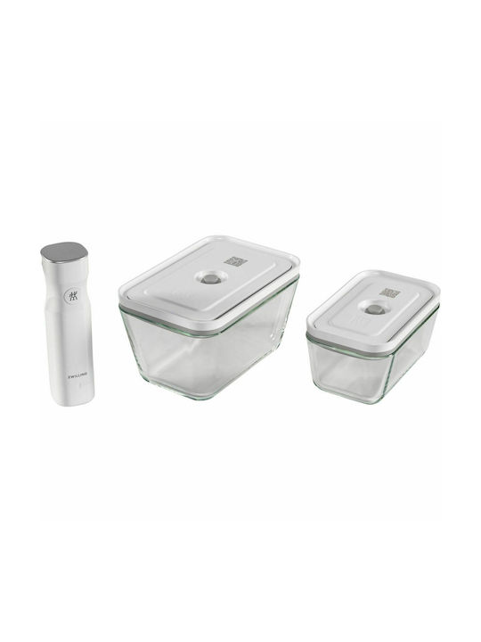 Zwilling J.A. Henckels Fresh & Σave Σετ Δοχεία Φαγητού Γυάλινα Διάφανα 28.3cm 2τμχ