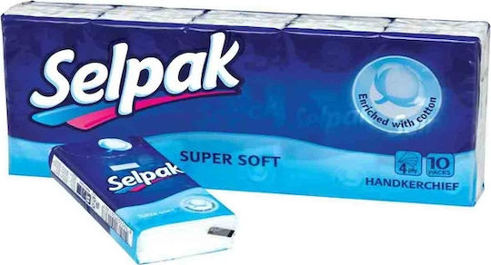 Selpak Super Soft 10 Packs Pocket Tissues 4 Ply