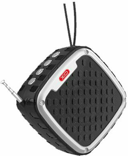 XO F24 Ηχείο Bluetooth με Ραδιόφωνο και Διάρκεια Μπαταρίας έως 4 ώρες Μαύρο