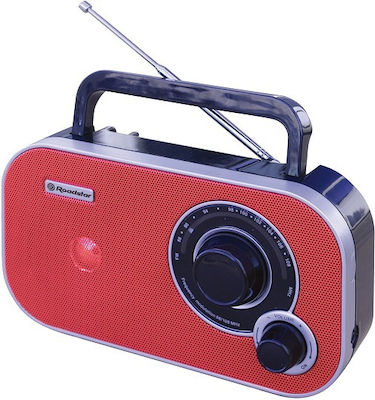 Roadstar TRA-2235 Retro Tragbares Radio mit USB Rot