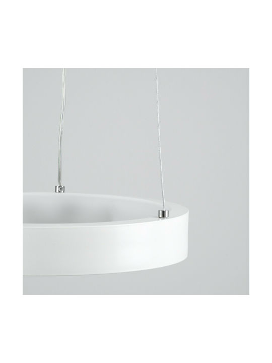 GloboStar Nemesis Pendant Light White 31x31cm