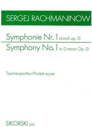 Sikorski Rachmaninoff - Symphony N.1 Παρτιτούρα για Ορχήστρα