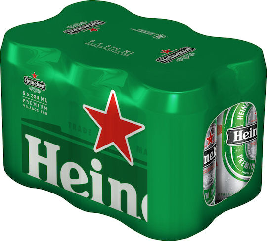 Heineken Lager Κουτί 6x330ml