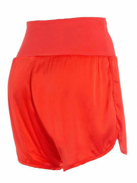 Femei Talie înaltă Pantaloni scurți Portocaliu