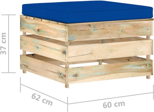 Garten- und Outdoor-Möbelsets für kleinen Raum 2 Stück Grün mit Kissen