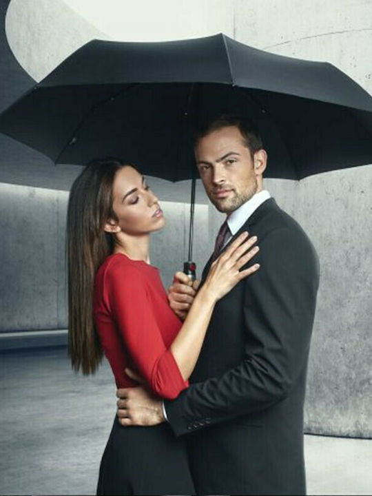 Knirps T.400 X-Large Duomatic Windproof Automatic Umbrella Compact Prints Black