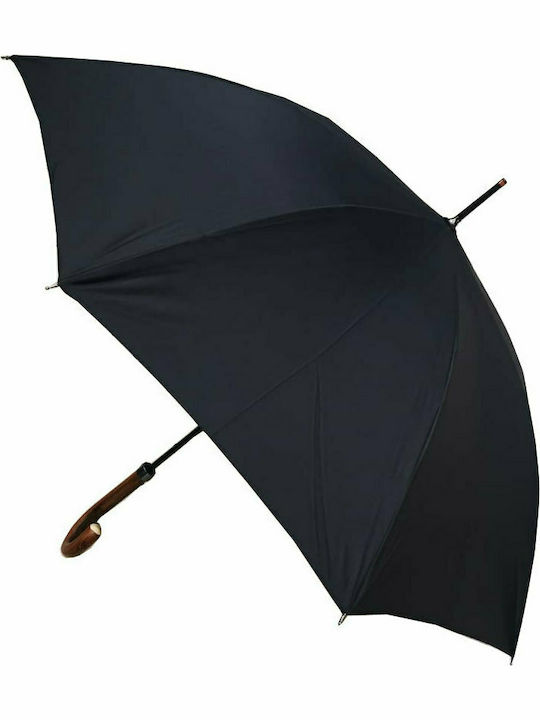 Guy Laroche Automatic Umbrella with Walking Stick Black