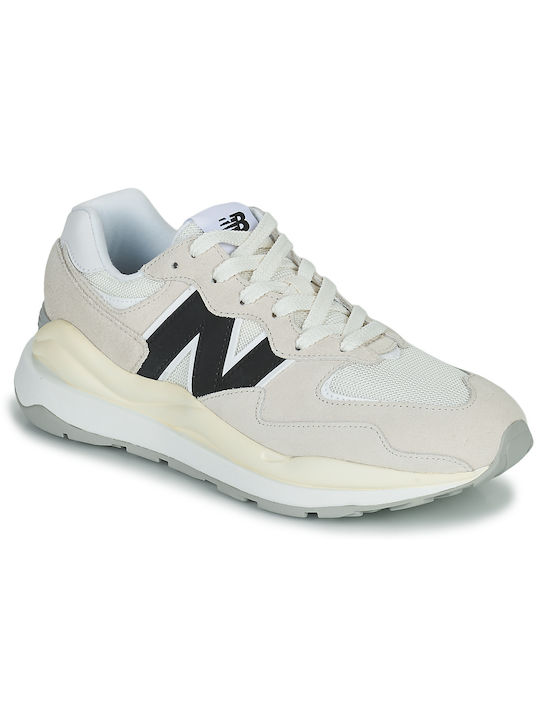57/40 Ανδρικά Sneakers Λευκά