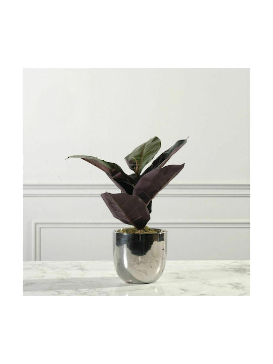 Künstliche Pflanze im Töpfchen Ficus Lyrata Grün 36cm Supergreens