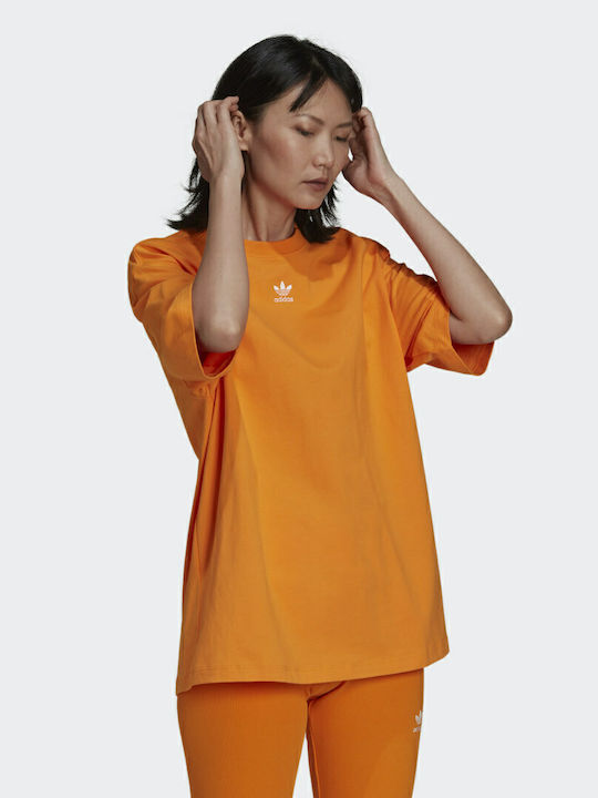 Loungewear Adicolor Essentials Дамски T-shirt Оранжев Светъл