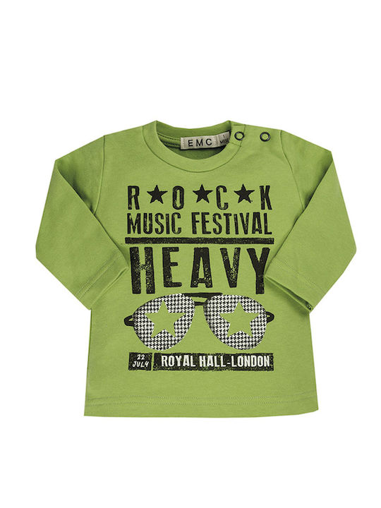 Green EMC BX1817 baby t-shirt for boys (9-18 months)