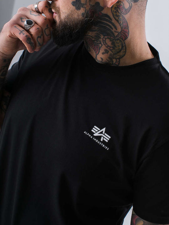 Basic Αθλητικό T-shirt Μαύρο