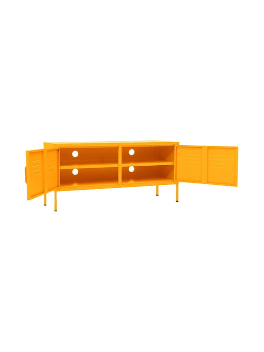 Stand TV Metalic Galben Muștar L105xA35xÎ50cm