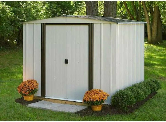 Metallische Gartenhaus Newport Coffee M2.534xΠ1.81xΥ1.9m
