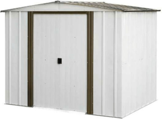 Metallische Gartenhaus Newport Coffee M2.534xΠ1.81xΥ1.9m