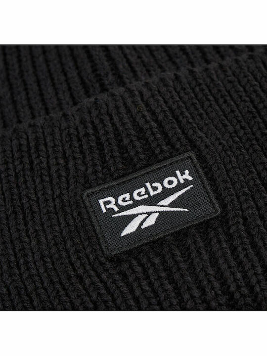 Beanie Unisex Beanie with Rib Knit in Black color GG6698