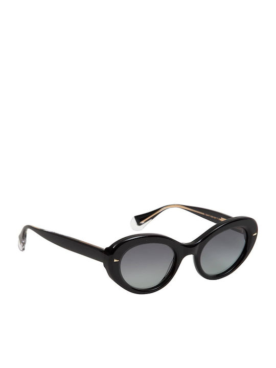Gigi Barcelona Giulietta Women's Sunglasses with Black Plastic Frame and Black Gradient Lens 6654/1