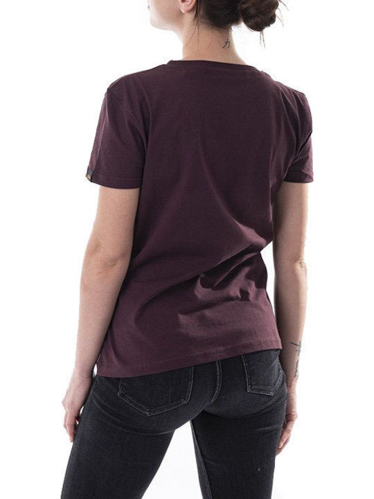 Women's T-shirt Burgundy
