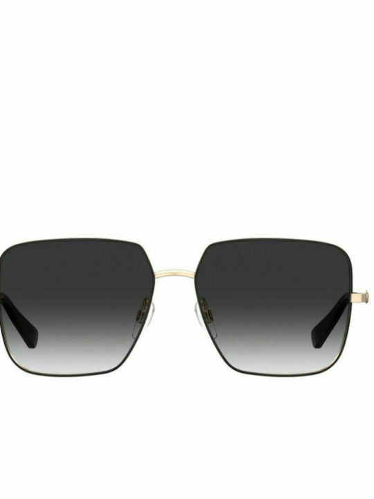 Moschino Sonnenbrillen mit Gold Rahmen und Schwarz Linse MOL048/S 2M2/9O