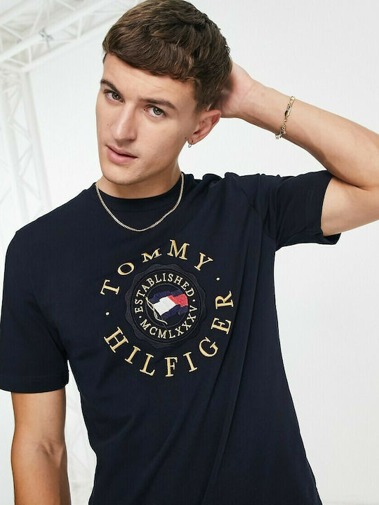 Tommy Hilfiger Men's Short Sleeve T-shirt Navy Blue