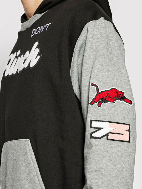 Combine Φούτερ με Κουκούλα Black /Grey