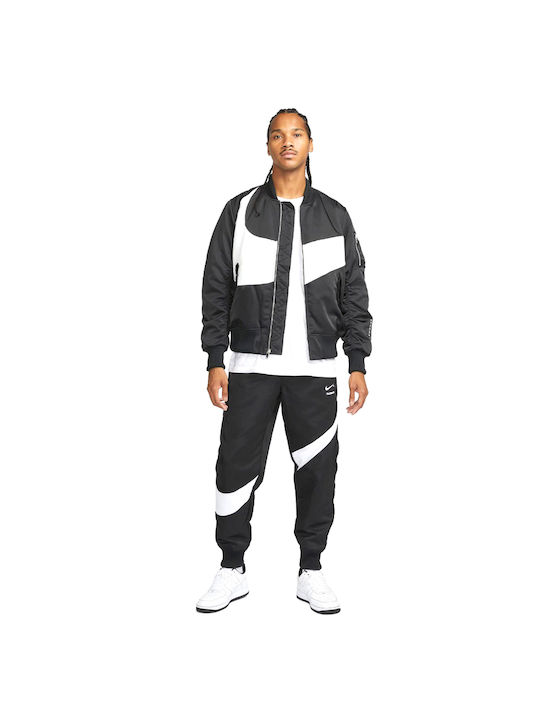 Sportswear Παντελόνι Φόρμας με Λάστιχο Μαύρο