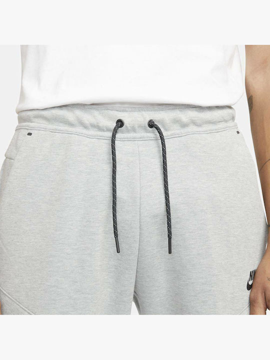 Sportswear Tech Fleece Cargo Παντελόνι Φόρμας χωρίς Λάστιχο Γκρι