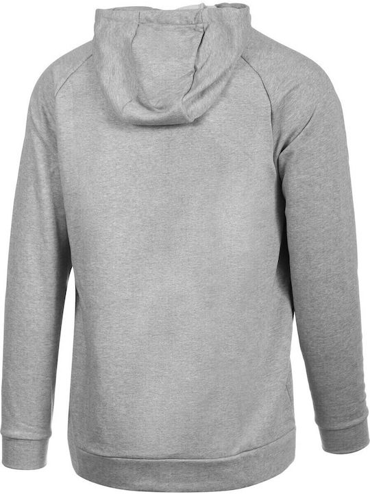 Swoosh Dri-Fit Φούτερ με Κουκούλα Γκρι