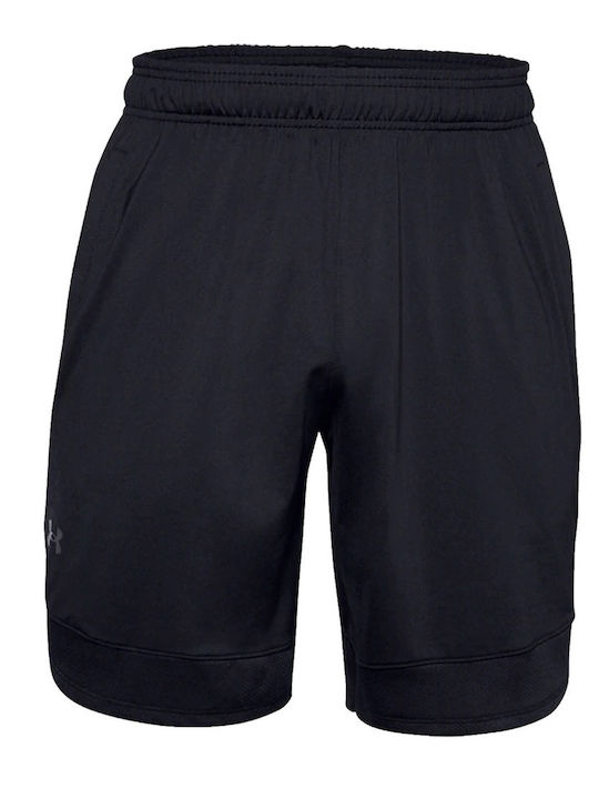 Training Stretch Men's Sports Monochrome Shorts Black