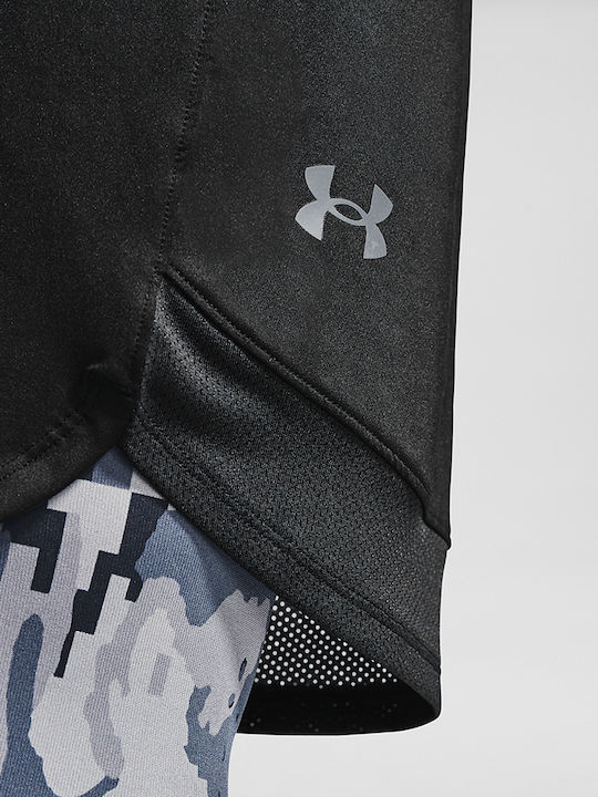 Training Stretch Men's Sports Monochrome Shorts Black