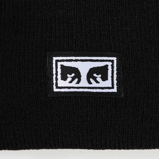 Icon Eyes Ανδρικός Beanie Σκούφος σε Μαύρο χρώμα