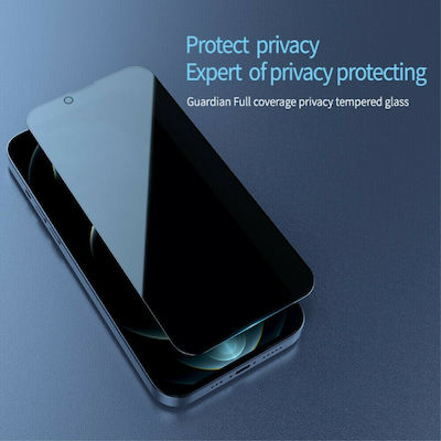 Nillkin Amazing Anti Spy 0.33mm Full Face Tempered Glass Μαύρο (iPhone 13 Pro Max)