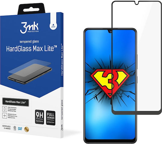 3MK HardGlass Max Lite Black Full Face Tempered Glass (Galaxy A51)