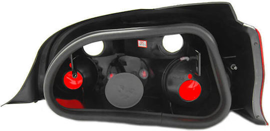 Carner Car Bulbs Citroen Saxo Red/Crystal 1996-1999 Set of 2 Pieces