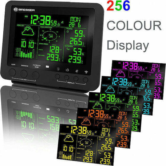 Bresser 7002520 Wireless Stație meteorologică Digital De masă Negru Bresser 7002520 Wireless Stație meteorologică Digital De masă Negru