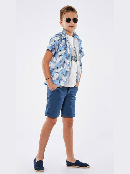 Hashtag Kids Set with Shorts Summer 3pcs Blue