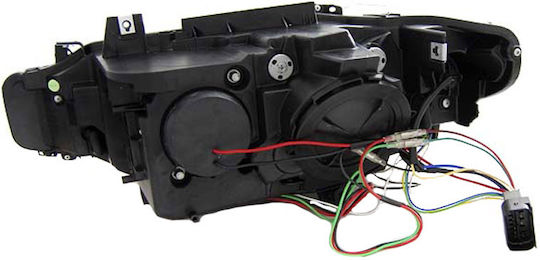 Sonar Front Lights Angel Eyes BMW Series 3 F30 / F31 3D Black 2011-2015 Set of 2 Pieces
